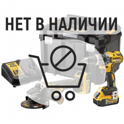 Набор аккумуляторных инструментов DeWalt DCK2080P2T (Шуруповерт DCD796 + МШУ DCG405)