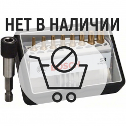 Набор бит Bosch Tх25мм TIN Robust Line + держатель 8шт (576)