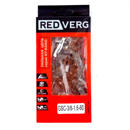 Цепь REDVERG 3/8" 1.6мм 60зв NT-нано