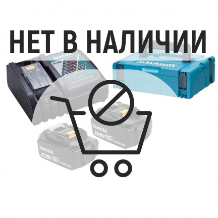 Аккумуляторная газонокосилка Makita DLM380 + Набор Makita MAKPAC PSK MKP1RM18 BL1840B + DC18RC