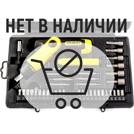 Набор отвертка с битами STANLEY 38 предметов 0-63-038